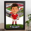 Walsall Make Me A Bobble Head Personalised Stadium Print Framed Print