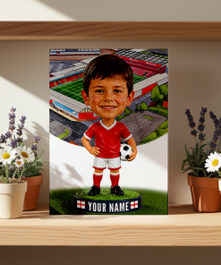 Walsall Make Me A Bobble Head Personalised Stadium Print Framed Print - Image 2