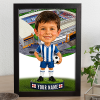 Wigan Athletic Make Me A Bobble Head Personalised Stadium Print Framed Print