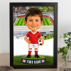 Wrexham Make Me A Bobble Head Personalised Stadium Print Framed Print