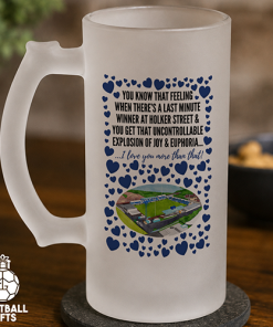 Barrow Frosted Beer Glass I Love You More Than That Love Hearts