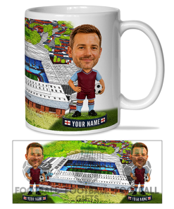 Aston Villa Make Me A Bobble Head Stadium Mug Cup Personalised Mug