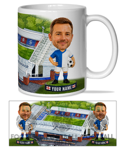 Blackburn Rovers Make Me A Bobble Head Stadium Mug Cup Personalised Mug