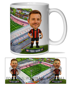 Bournemouth Make Me A Bobble Head Stadium Mug Cup Personalised Mug