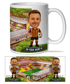 Bradford City Make Me A Bobble Head Stadium Mug Cup Personalised Mug
