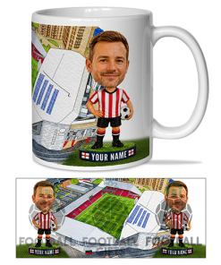 Brentford Make Me A Bobble Head Stadium Mug Cup Personalised Mug