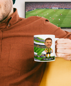 Burton Albion Make Me A Bobble Head Stadium Mug Cup Personalised Mug - Image 2