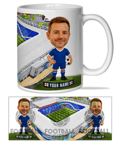 Cardiff City Make Me A Bobble Head Stadium Mug Cup Personalised Mug