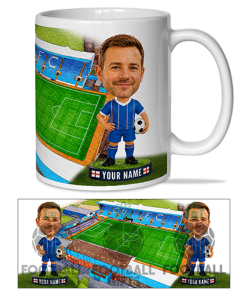Carlisle United Make Me A Bobble Head Stadium Mug Cup Personalised Mug