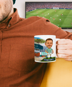 Celtic Make Me A Bobble Head Stadium Mug Cup Personalised Mug - Image 2