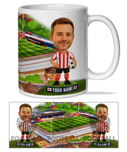 Cheltenham Town Make Me A Bobble Head Stadium Mug Cup Personalised Mug