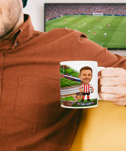 Cheltenham Town Make Me A Bobble Head Stadium Mug Cup Personalised Mug - Image 2