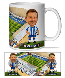 Colchester United Make Me A Bobble Head Stadium Mug Cup Personalised Mug