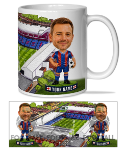 Crystal Palace Make Me A Bobble Head Stadium Mug Cup Personalised Mug
