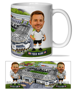 Derby County Make Me A Bobble Head Stadium Mug Cup Personalised Mug