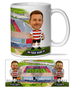 Doncaster Rovers Make Me A Bobble Head Stadium Mug Cup Personalised Mug