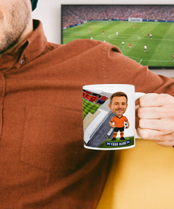 Dundee United Make Me A Bobble Head Stadium Mug Cup Personalised Mug - Image 2
