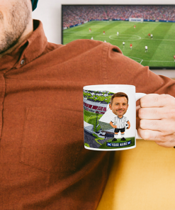 Dunfermline Athletic Make Me A Bobble Head Stadium Mug Cup Personalised Mug - Image 2