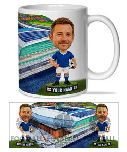 Everton Make Me A Bobble Head Stadium Mug Cup Personalised Mug