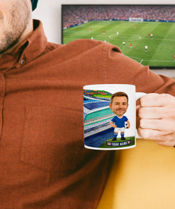 Everton Make Me A Bobble Head Stadium Mug Cup Personalised Mug - Image 2