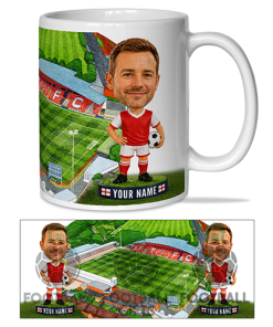 Fleetwood Town Make Me A Bobble Head Stadium Mug Cup Personalised Mug