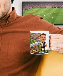 Grimsby Town Make Me A Bobble Head Stadium Mug Cup Personalised Mug - Image 2