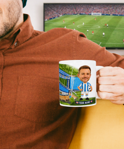 Huddersfield Town Make Me A Bobble Head Stadium Mug Cup Personalised Mug - Image 2