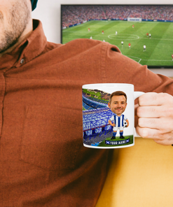 Kilmarnock Make Me A Bobble Head Stadium Mug Cup Personalised Mug - Image 2