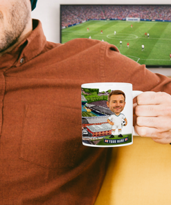 Leeds Utd Make Me A Bobble Head Stadium Mug Cup Personalised Mug - Image 2