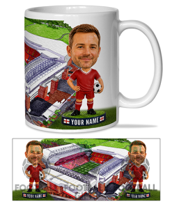 Liverpool Make Me A Bobble Head Stadium Mug Cup Personalised Mug