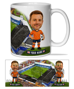 Luton Town Make Me A Bobble Head Stadium Mug Cup Personalised Mug