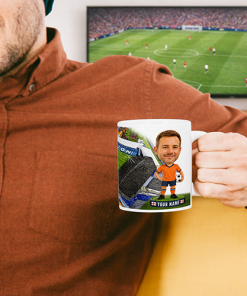 Luton Town Make Me A Bobble Head Stadium Mug Cup Personalised Mug - Image 2