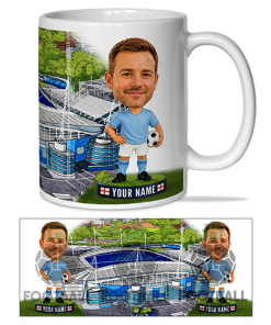 Man City Make Me A Bobble Head Stadium Mug Cup Personalised Mug