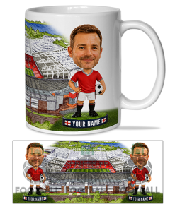 Man Utd Make Me A Bobble Head Stadium Mug Cup Personalised Mug