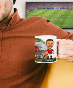 Man Utd Make Me A Bobble Head Stadium Mug Cup Personalised Mug - Image 2