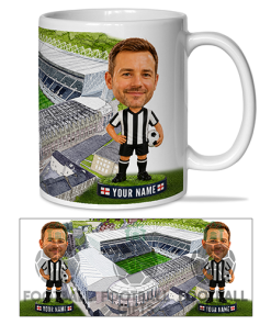 Newcastle Make Me A Bobble Head Stadium Mug Cup Personalised Mug