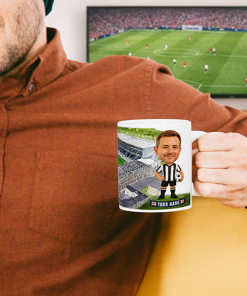 Newcastle Make Me A Bobble Head Stadium Mug Cup Personalised Mug - Image 2