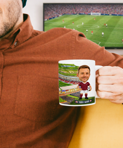 Northampton Town Make Me A Bobble Head Stadium Mug Cup Personalised Mug - Image 2