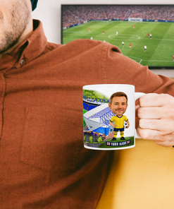 Oxford United Make Me A Bobble Head Stadium Mug Cup Personalised Mug - Image 2