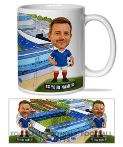 Portsmouth Make Me A Bobble Head Stadium Mug Cup Personalised Mug