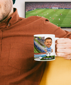 QPR Make Me A Bobble Head Stadium Mug Cup Personalised Mug - Image 2
