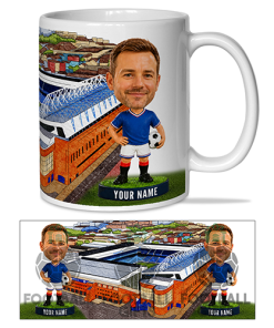 Rangers Make Me A Bobble Head Stadium Mug Cup Personalised Mug