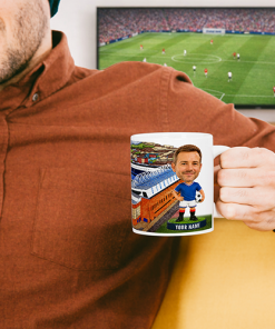 Rangers Make Me A Bobble Head Stadium Mug Cup Personalised Mug - Image 2
