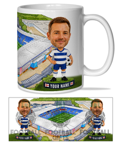Reading Make Me A Bobble Head Stadium Mug Cup Personalised Mug