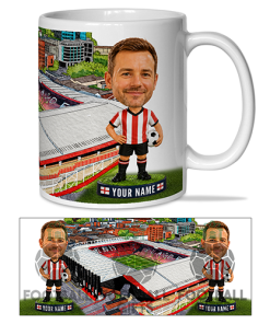 Sheffield United Make Me A Bobble Head Stadium Mug Cup Personalised Mug