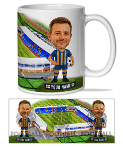 Shrewsbury Town Make Me A Bobble Head Stadium Mug Cup Personalised Mug