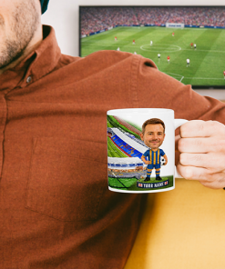 Shrewsbury Town Make Me A Bobble Head Stadium Mug Cup Personalised Mug - Image 2