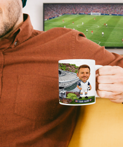 Spurs Make Me A Bobble Head Stadium Mug Cup Personalised Mug - Image 2