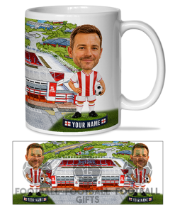 Stoke City Make Me A Bobble Head Stadium Mug Cup Personalised Mug