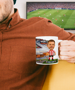 Sunderland Make Me A Bobble Head Stadium Mug Cup Personalised Mug - Image 2